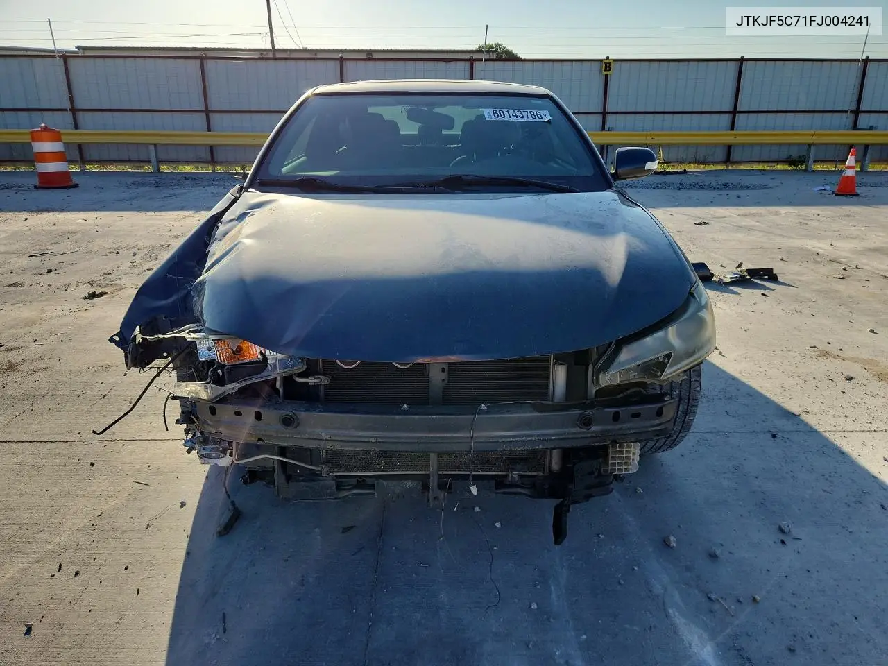 2015 Scion Tc Base VIN: JTKJF5C71FJ004241 Lot: 60143786