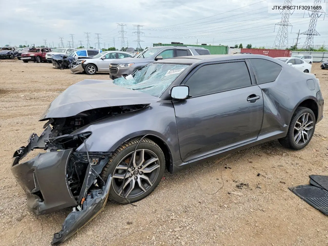2015 Scion Tc Base VIN: JTKJF5C71F3091689 Lot: 60255856
