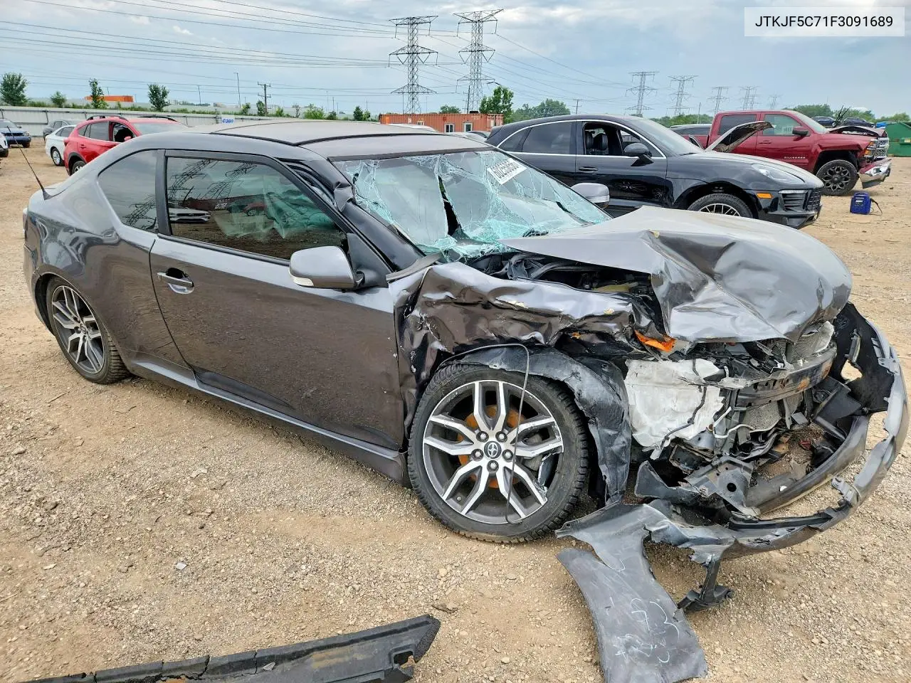 2015 Scion Tc Base VIN: JTKJF5C71F3091689 Lot: 60255856
