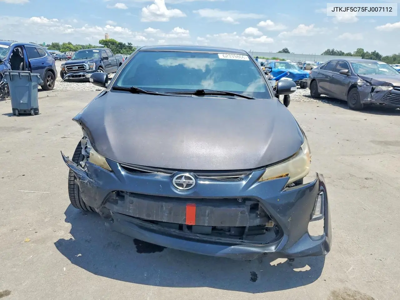 2015 Scion Tc Base VIN: JTKJF5C75FJ007112 Lot: 62339866