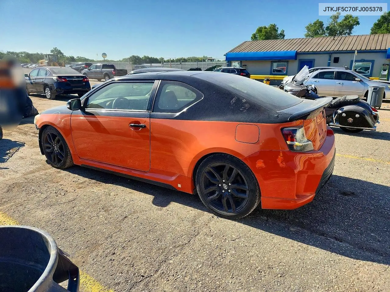 2015 Scion Tc VIN: JTKJF5C70FJ005378 Lot: 85970245