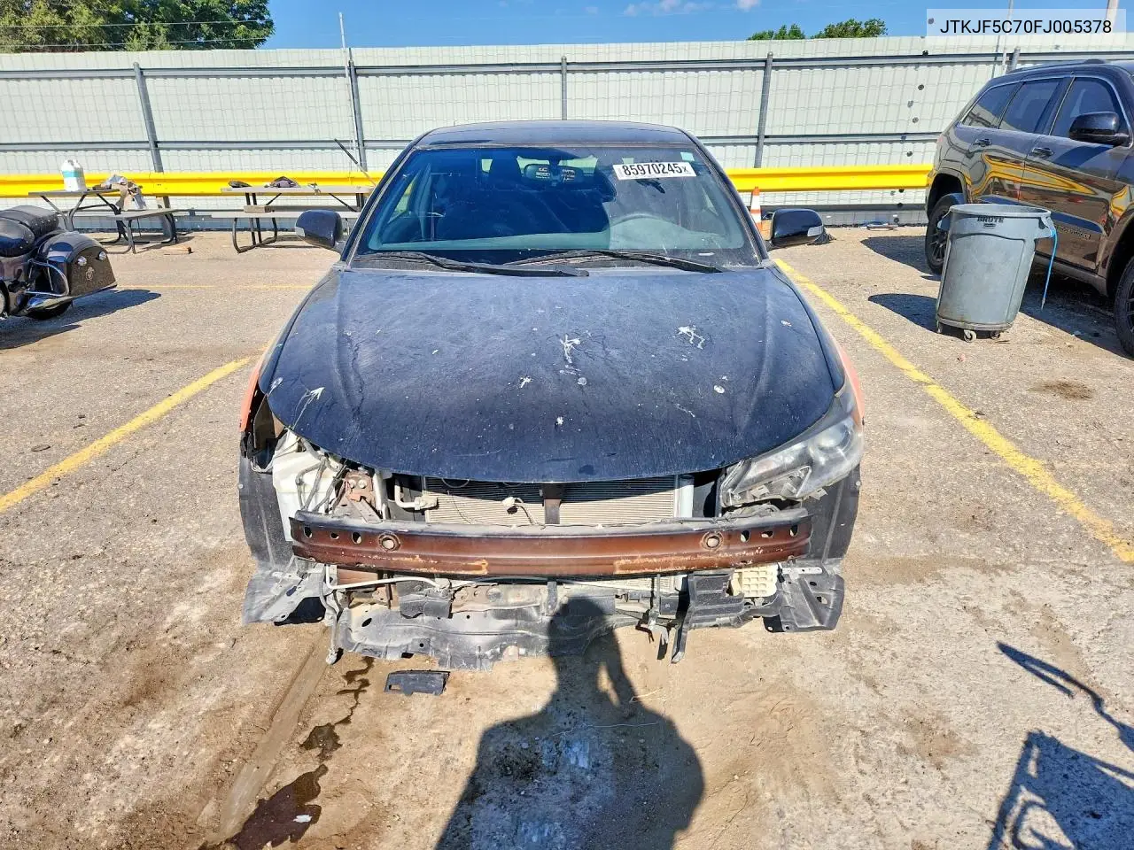 2015 Scion Tc VIN: JTKJF5C70FJ005378 Lot: 85970245