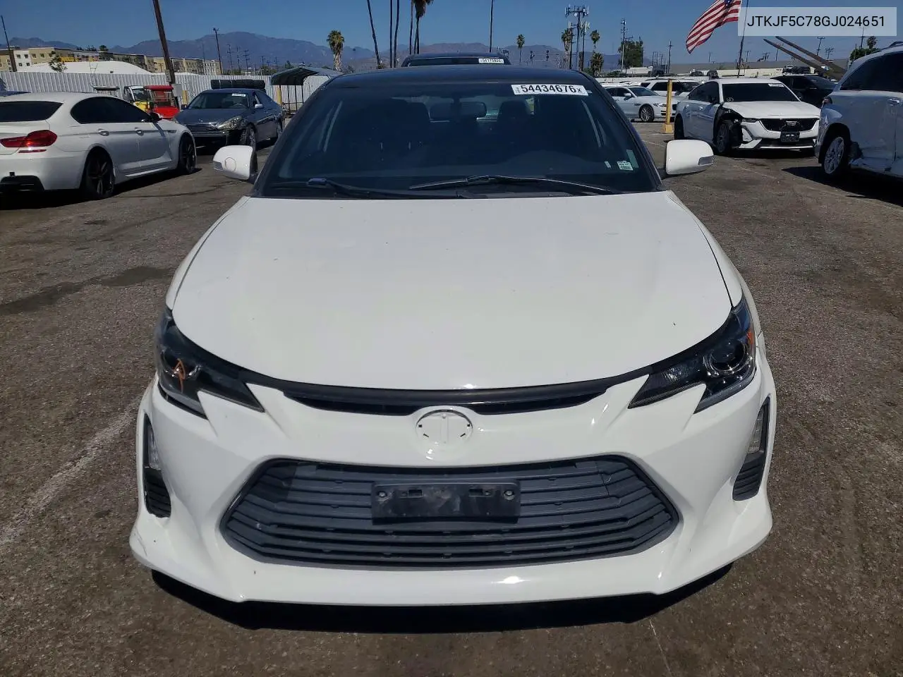 2016 Scion Tc Base VIN: JTKJF5C78GJ024651 Lot: 54434676