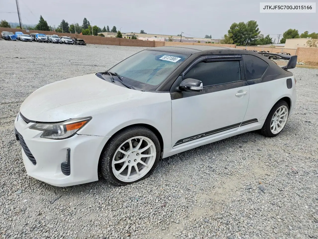 2016 Scion Tc Base VIN: JTKJF5C70GJ015166 Lot: 58131866