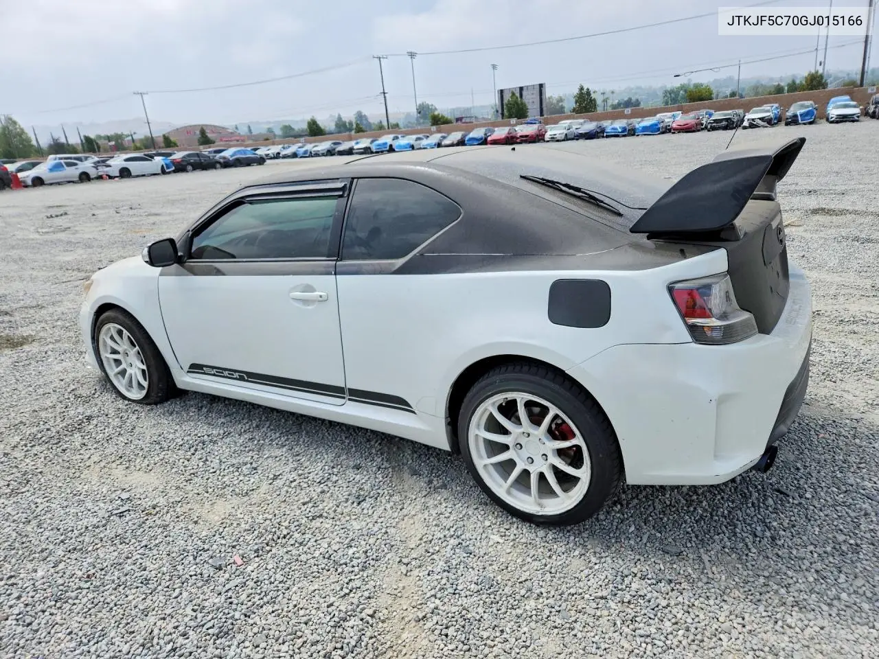 2016 Scion Tc Base VIN: JTKJF5C70GJ015166 Lot: 58131866