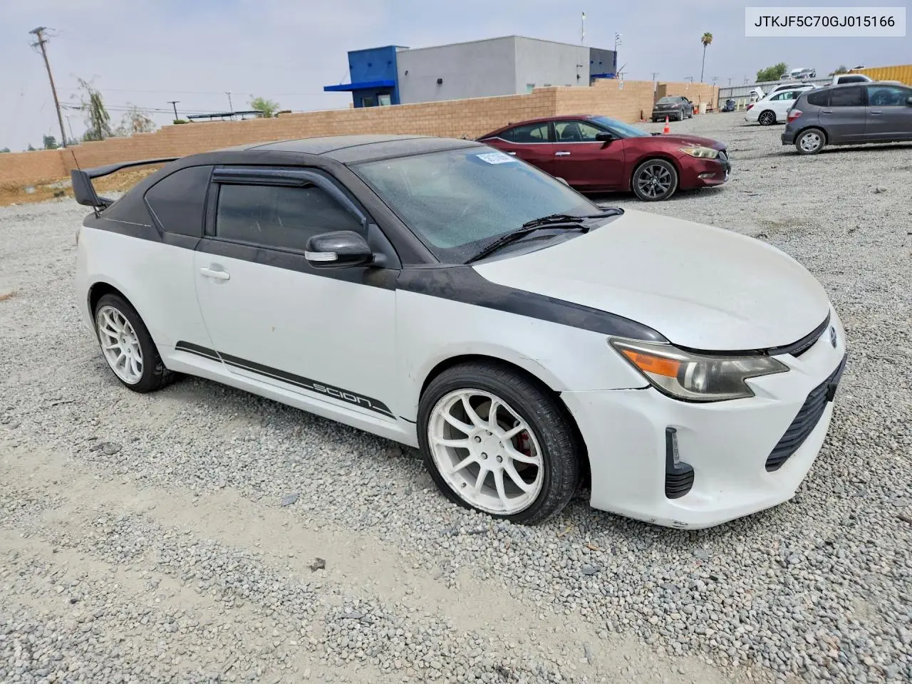 2016 Scion Tc Base VIN: JTKJF5C70GJ015166 Lot: 58131866