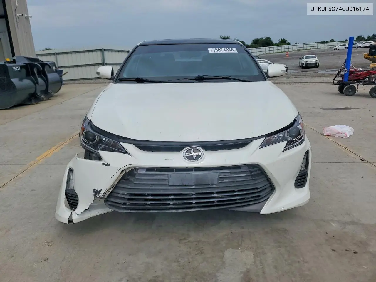 2016 Scion Tc Base VIN: JTKJF5C74GJ016174 Lot: 58874386