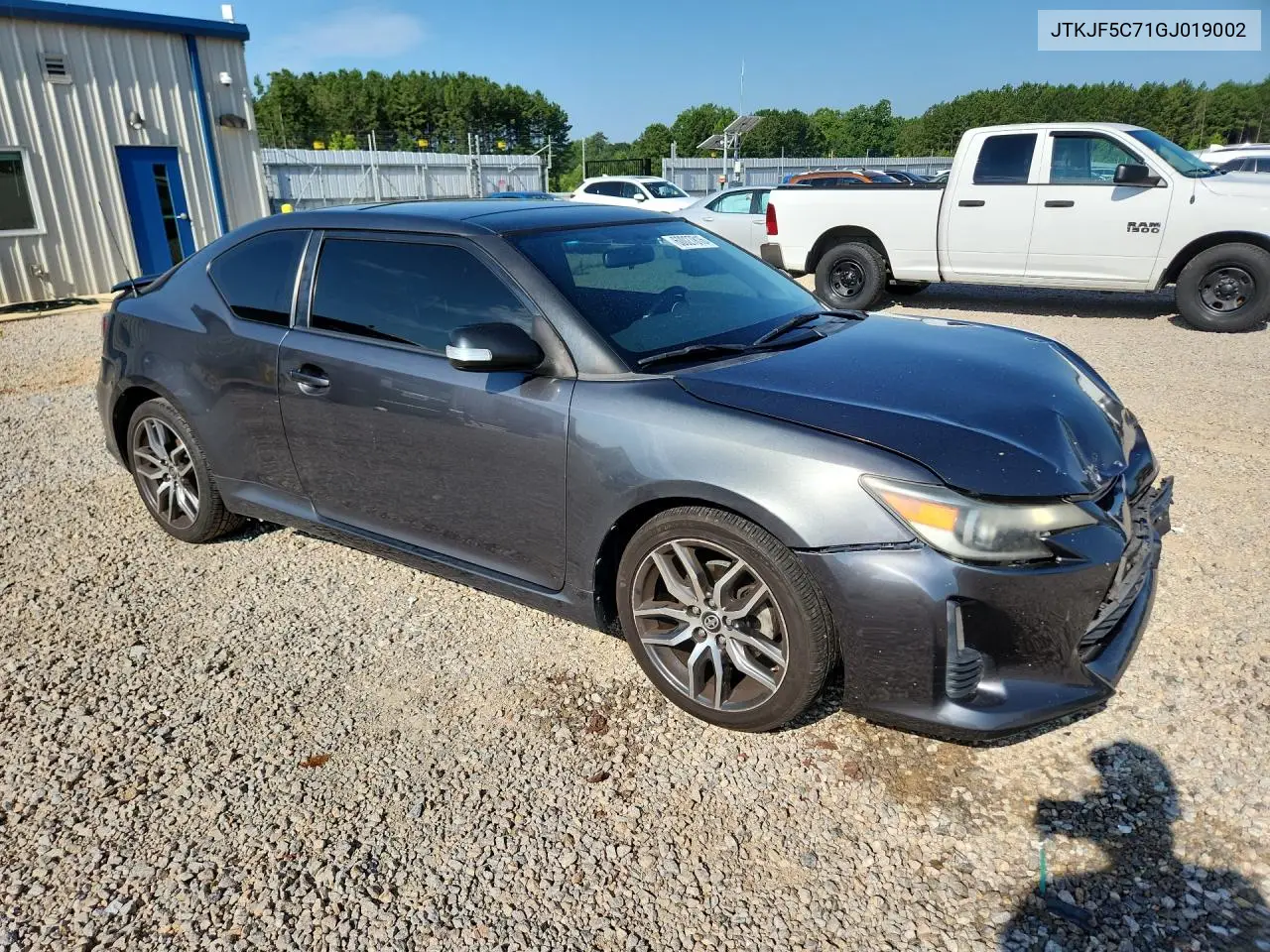 2016 Scion Tc Base VIN: JTKJF5C71GJ019002 Lot: 60027816