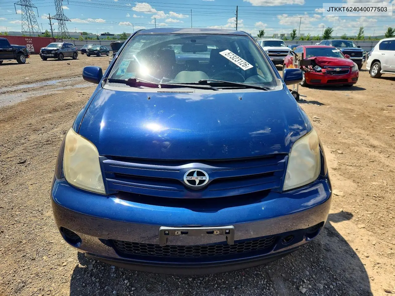 2004 Scion Xa Base VIN: JTKKT624040077503 Lot: 57323126