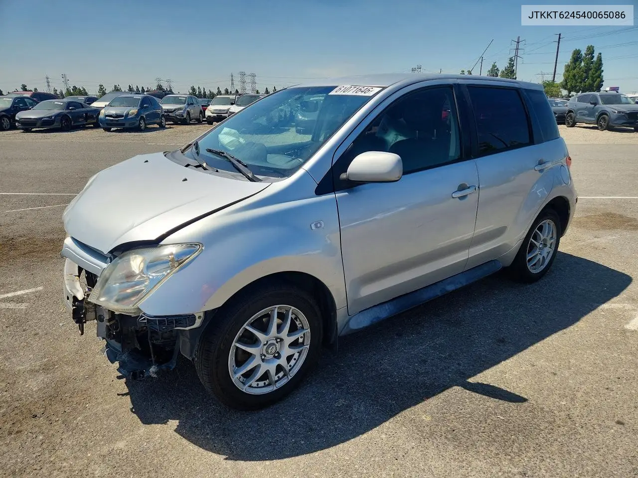 2004 Scion Xa Base VIN: JTKKT624540065086 Lot: 61071646