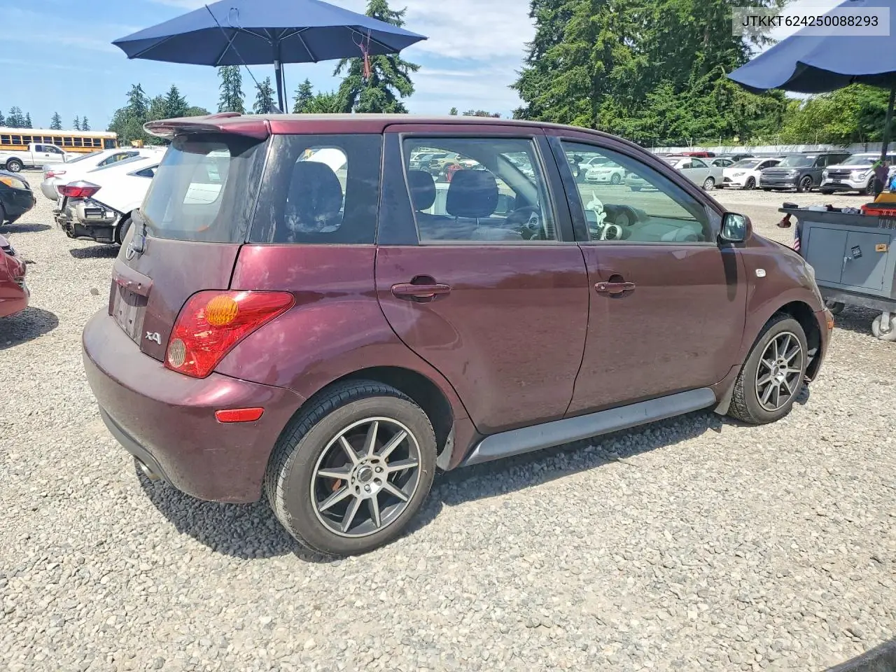 2005 Scion Xa Base VIN: JTKKT624250088293 Lot: 58073236