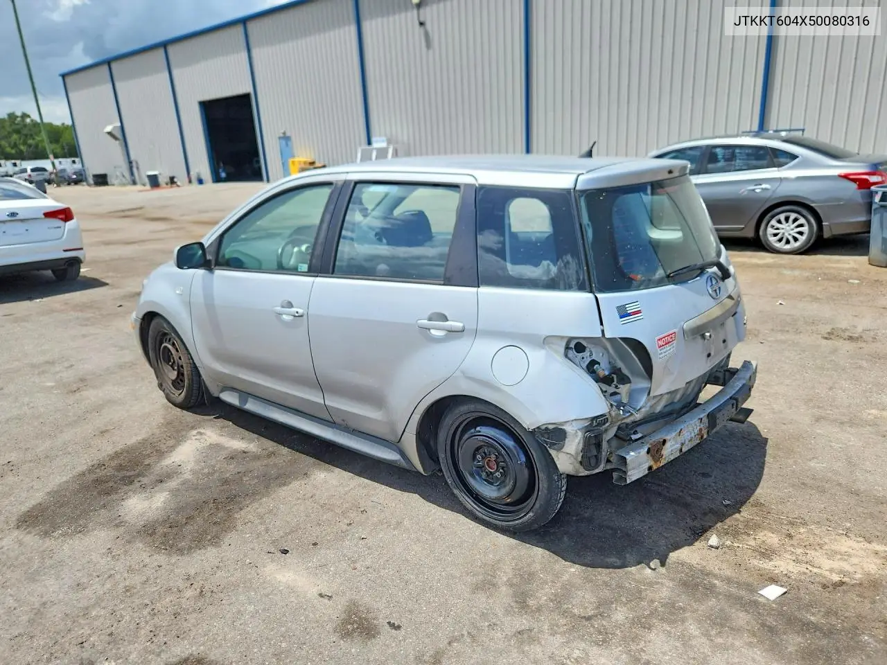 2005 Scion Xa Base VIN: JTKKT604X50080316 Lot: 60579686