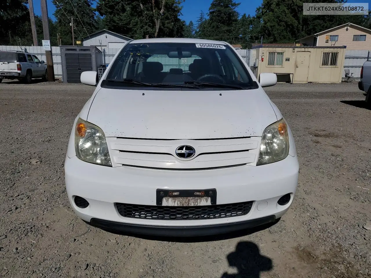 2005 Scion Xa Base VIN: JTKKT624X50108872 Lot: 60586026