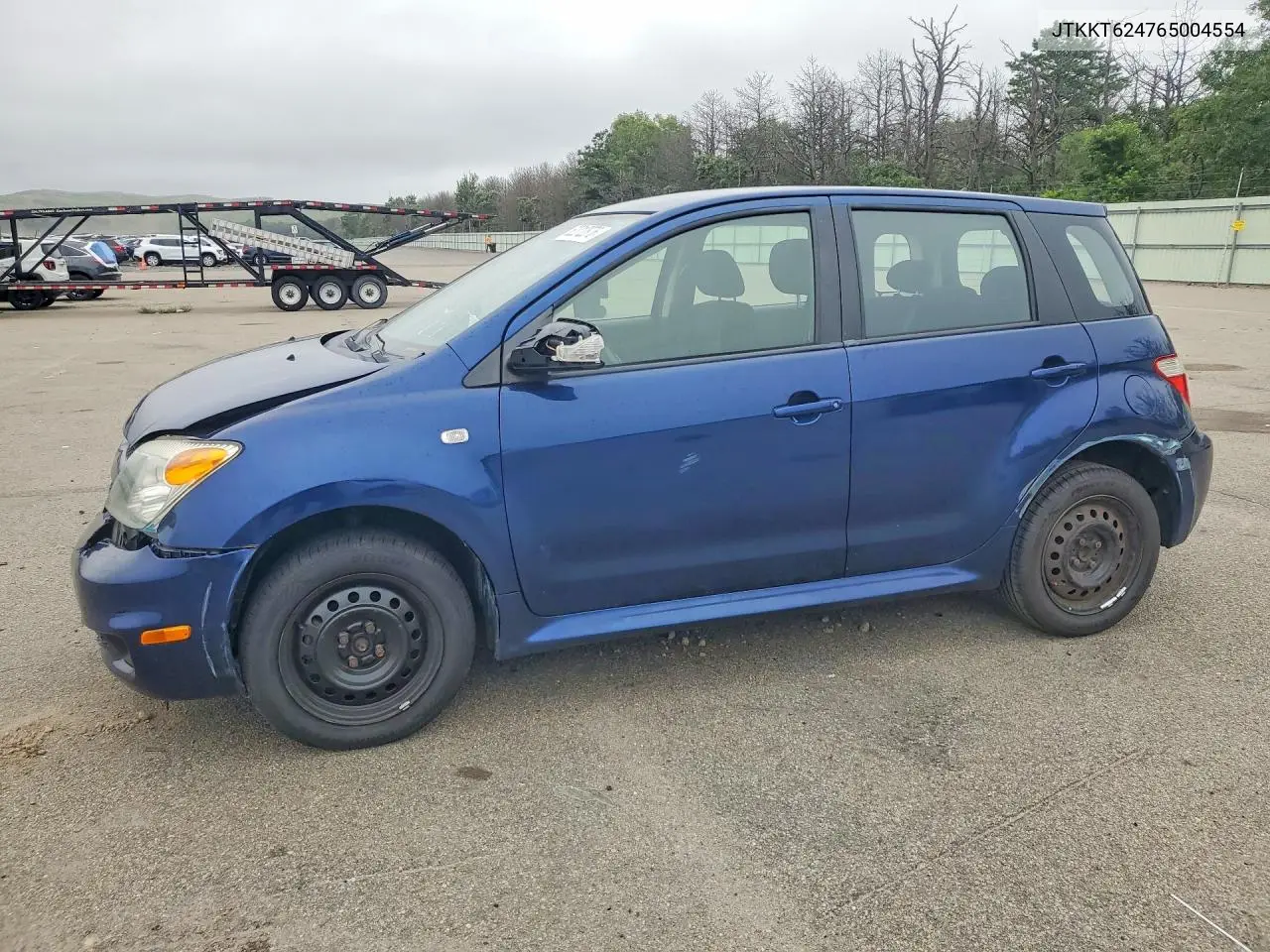 2006 Scion Xa VIN: JTKKT624765004554 Lot: 62012876