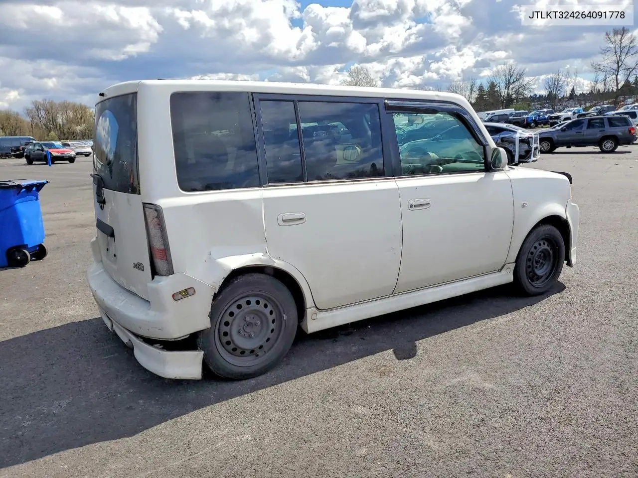 2006 Scion Xb Base VIN: JTLKT324264091778 Lot: 48479526