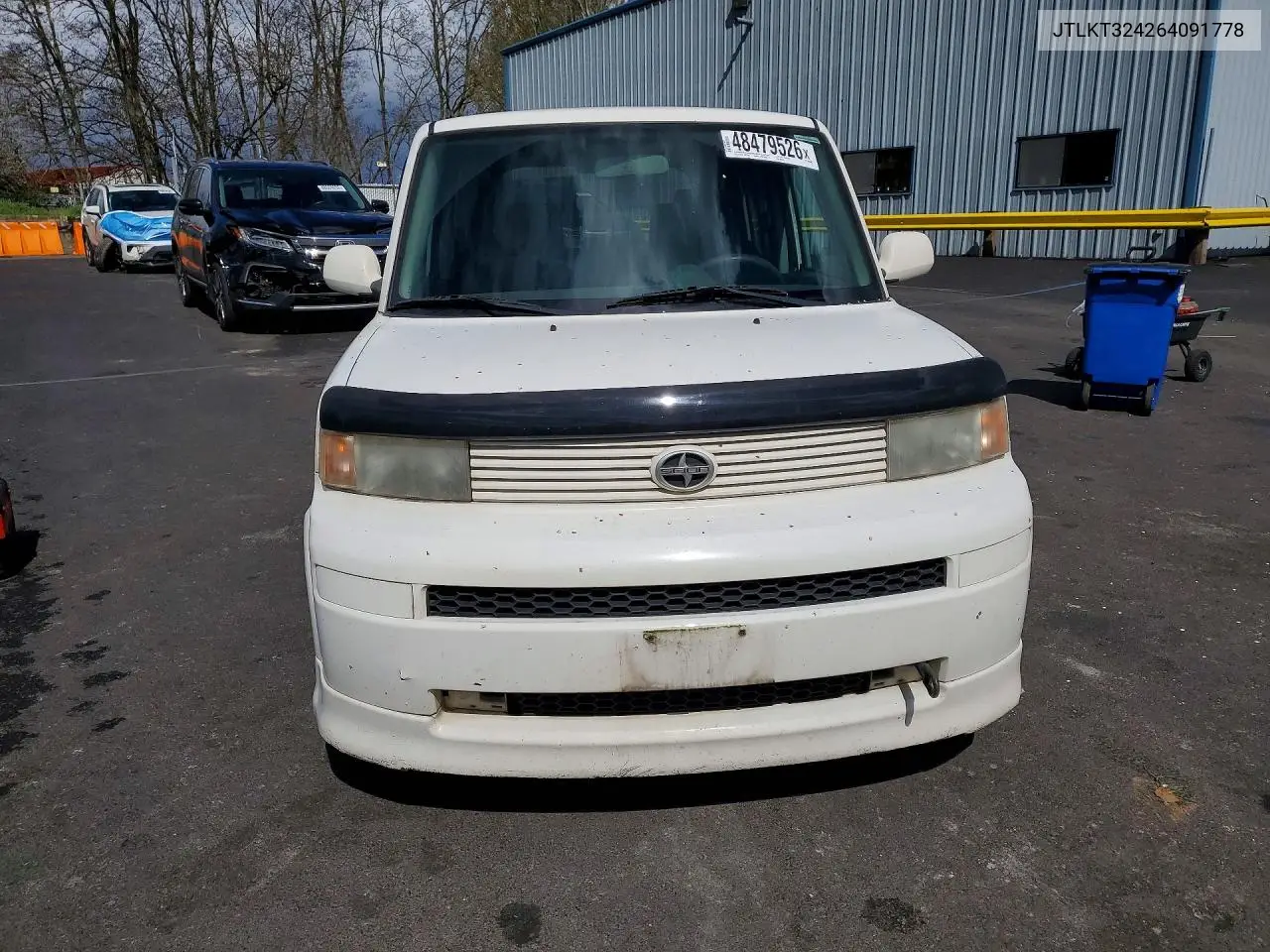 2006 Scion Xb Base VIN: JTLKT324264091778 Lot: 48479526