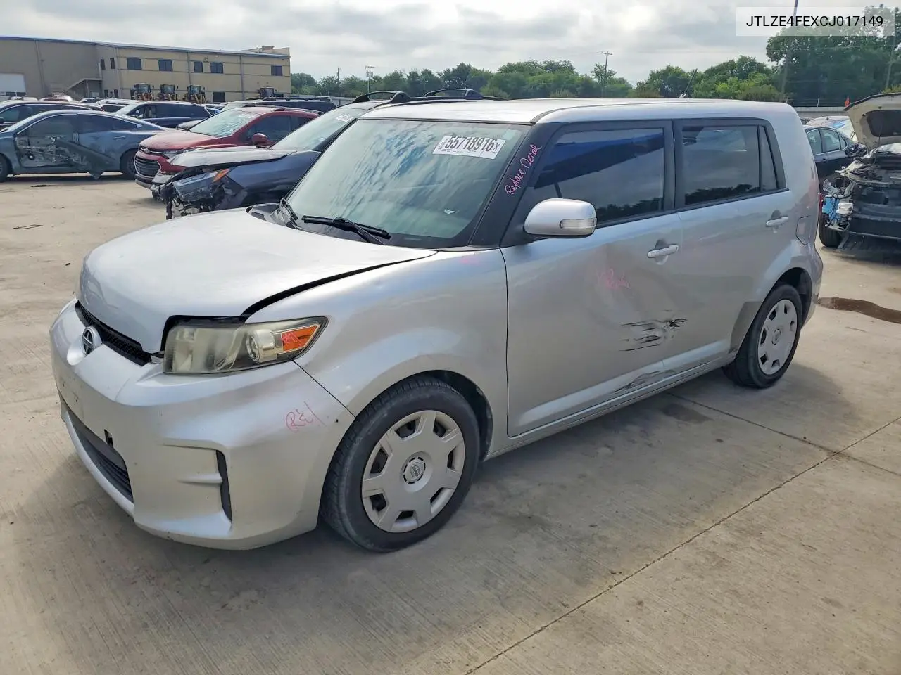 2012 Scion Xb Base VIN: JTLZE4FEXCJ017149 Lot: 55718916