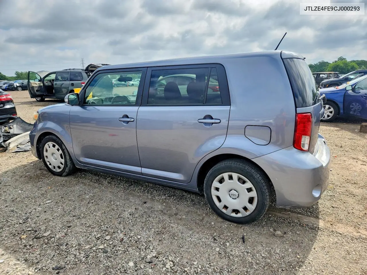 2012 Scion Xb Base VIN: JTLZE4FE9CJ000293 Lot: 58989496