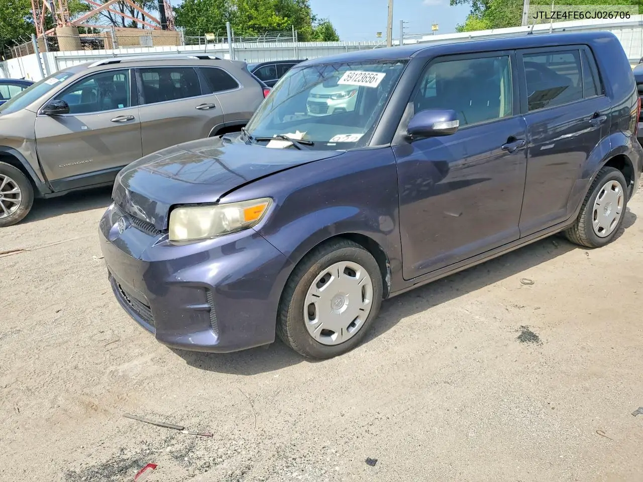 2012 Scion Xb Base VIN: JTLZE4FE6CJ026706 Lot: 59123656