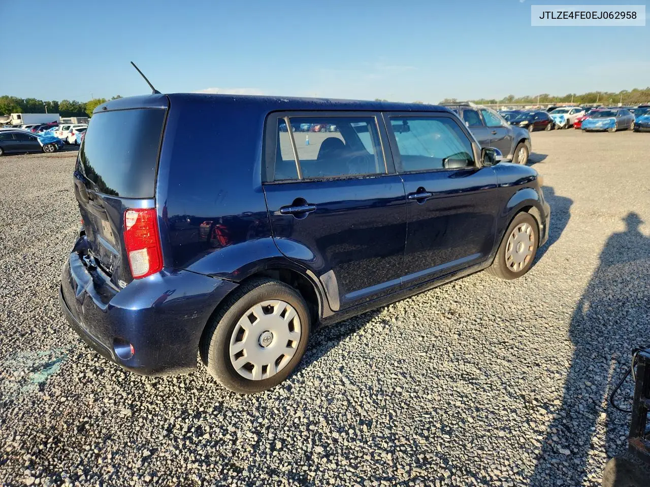 2014 Scion Xb Base VIN: JTLZE4FE0EJ062958 Lot: 59648856