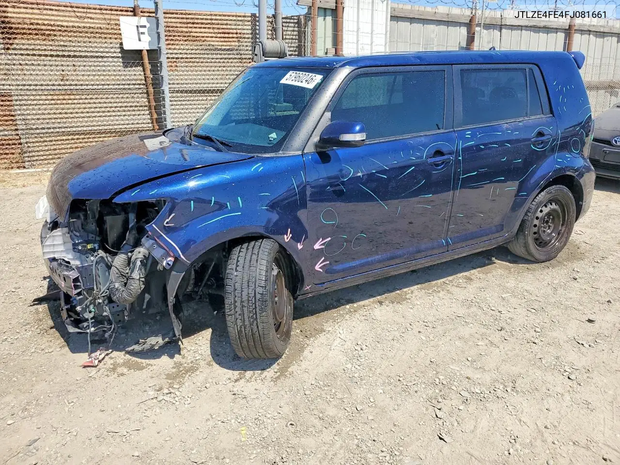 2015 Scion Xb Base VIN: JTLZE4FE4FJ081661 Lot: 57960246