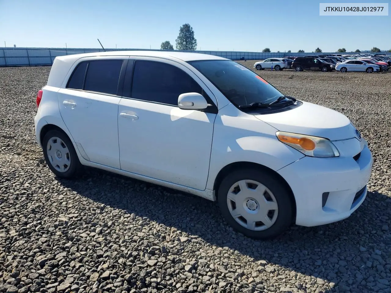 2008 Scion Xd Base VIN: JTKKU10428J012977 Lot: 54683566