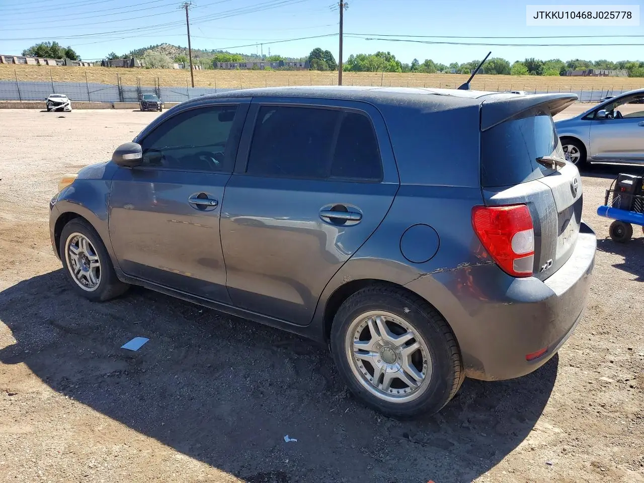 2008 Scion Xd Base VIN: JTKKU10468J025778 Lot: 60419726