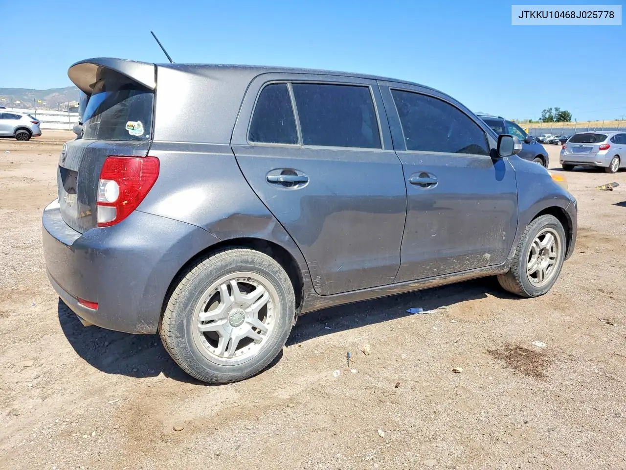 2008 Scion Xd Base VIN: JTKKU10468J025778 Lot: 60419726