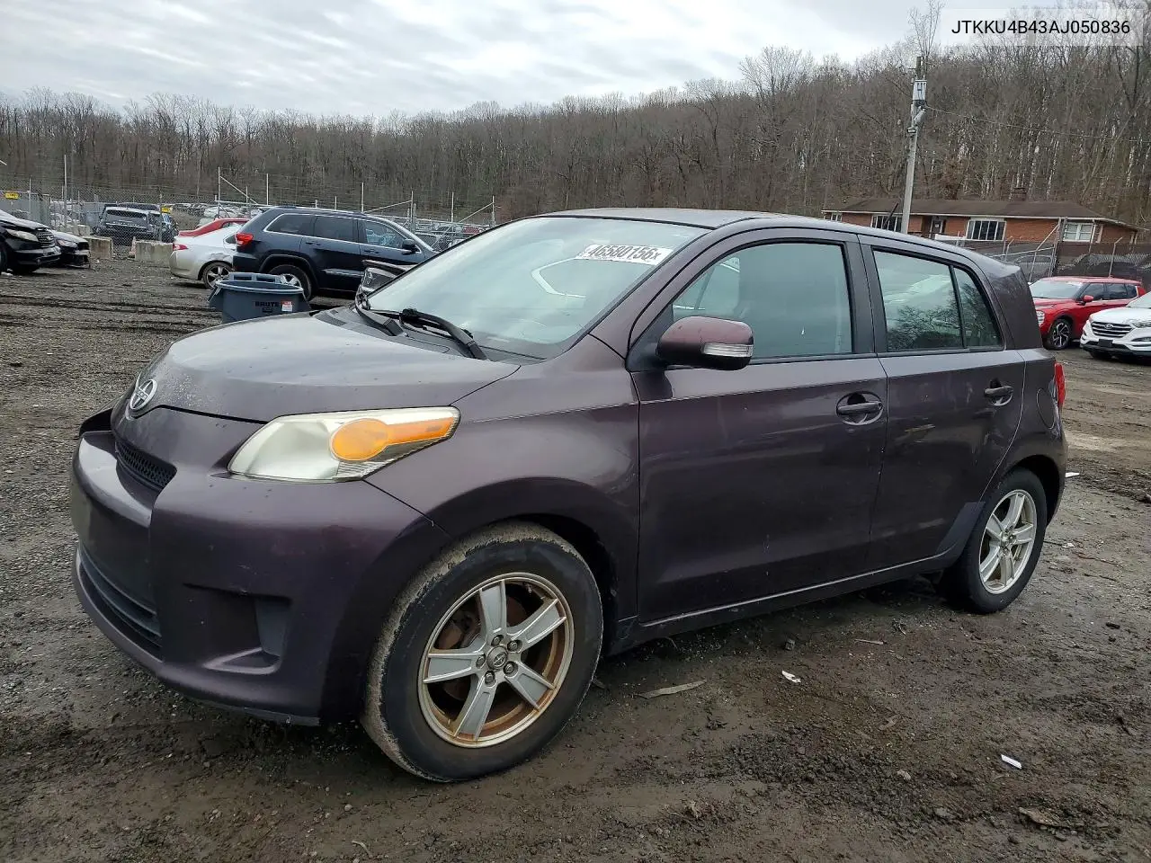 2010 Scion Xd Base VIN: JTKKU4B43AJ050836 Lot: 46580156