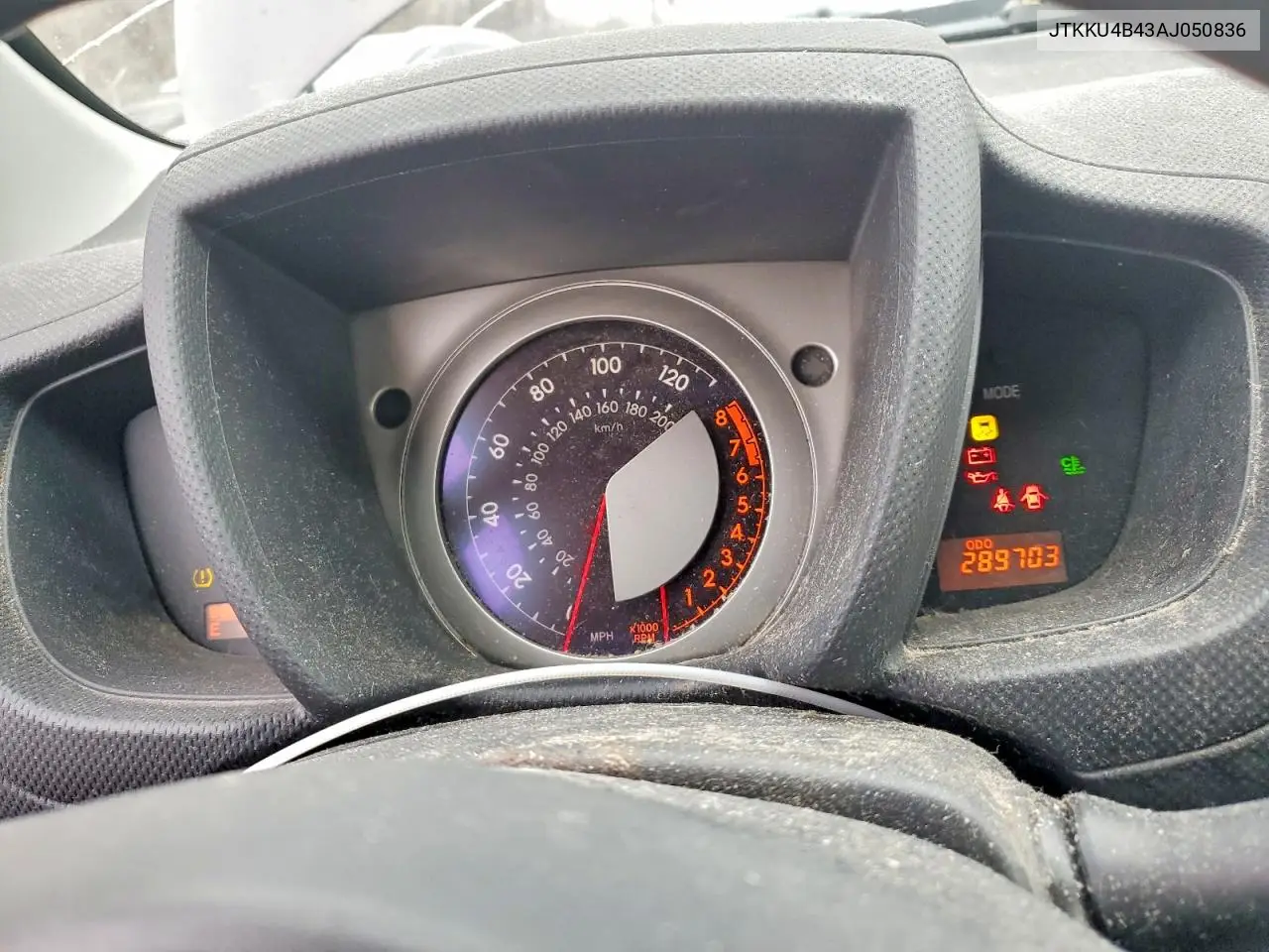 2010 Scion Xd Base VIN: JTKKU4B43AJ050836 Lot: 46580156