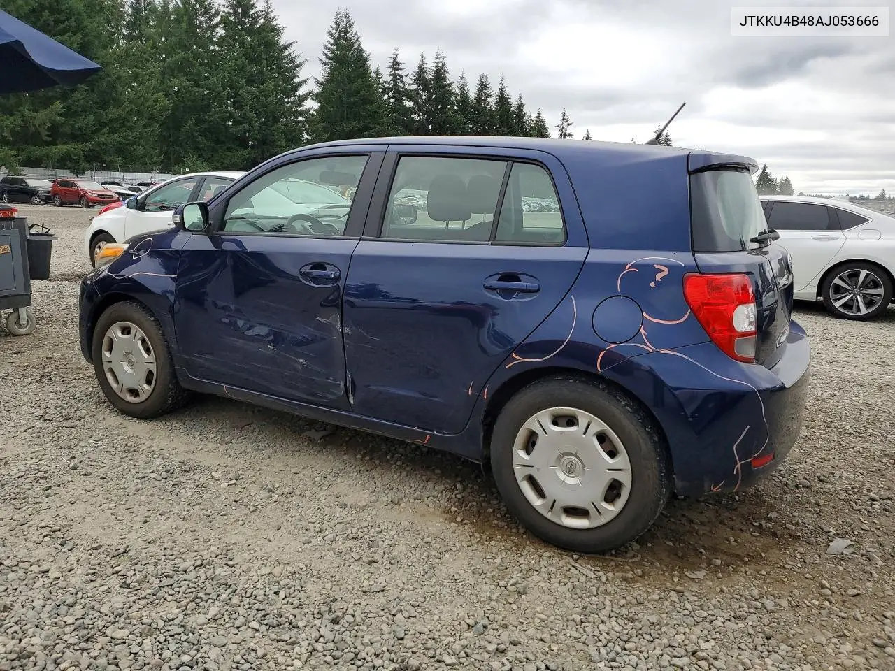 2010 Scion Xd Base VIN: JTKKU4B48AJ053666 Lot: 59700286