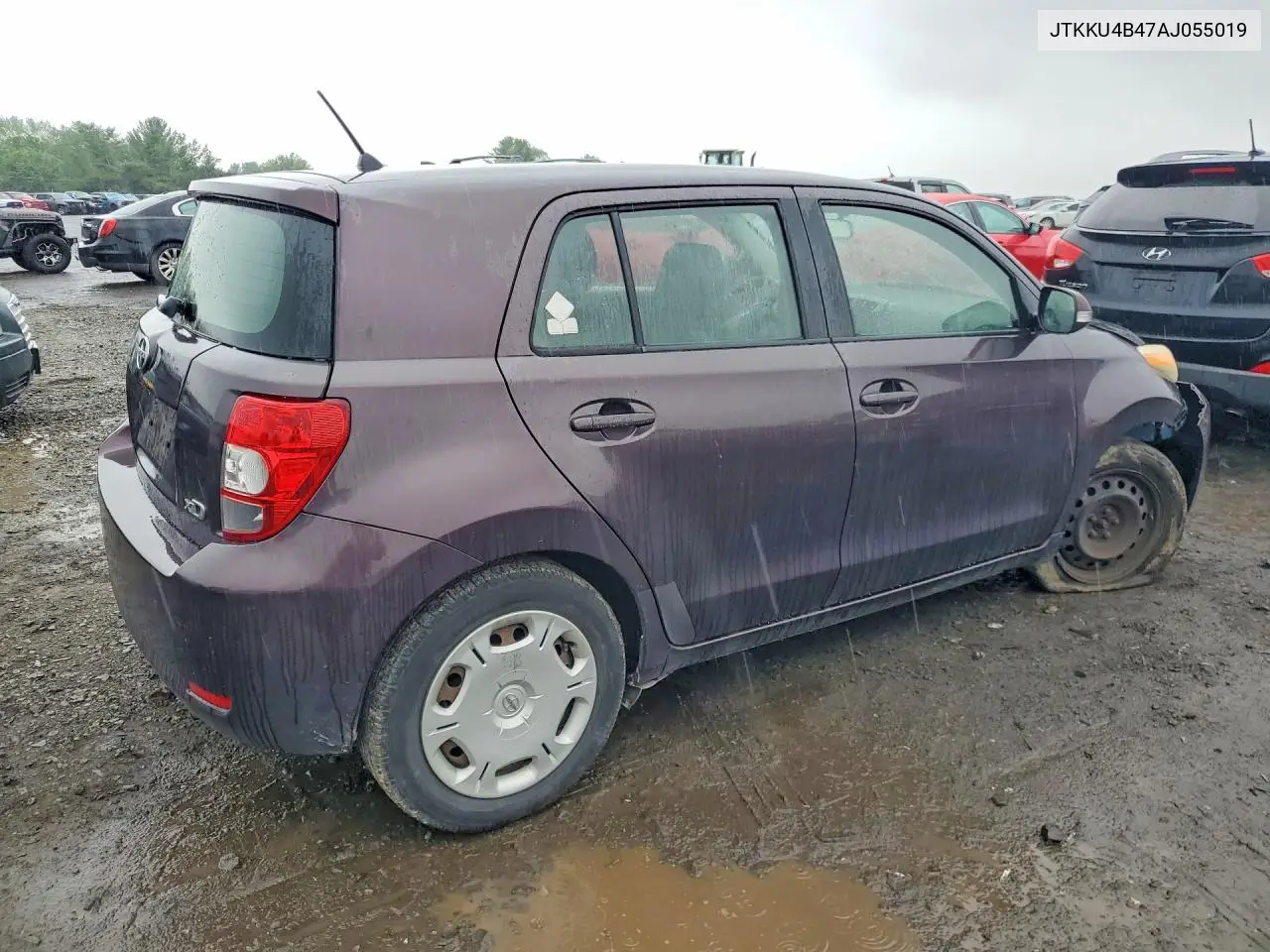 2010 Scion Xd Base VIN: JTKKU4B47AJ055019 Lot: 60222536