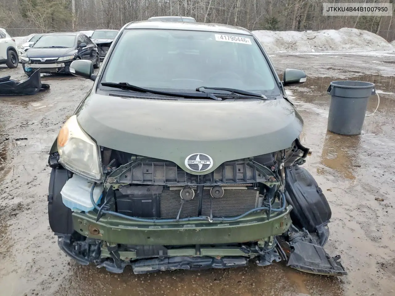 2011 Scion Xd Base VIN: JTKKU4B44B1007950 Lot: 41790446