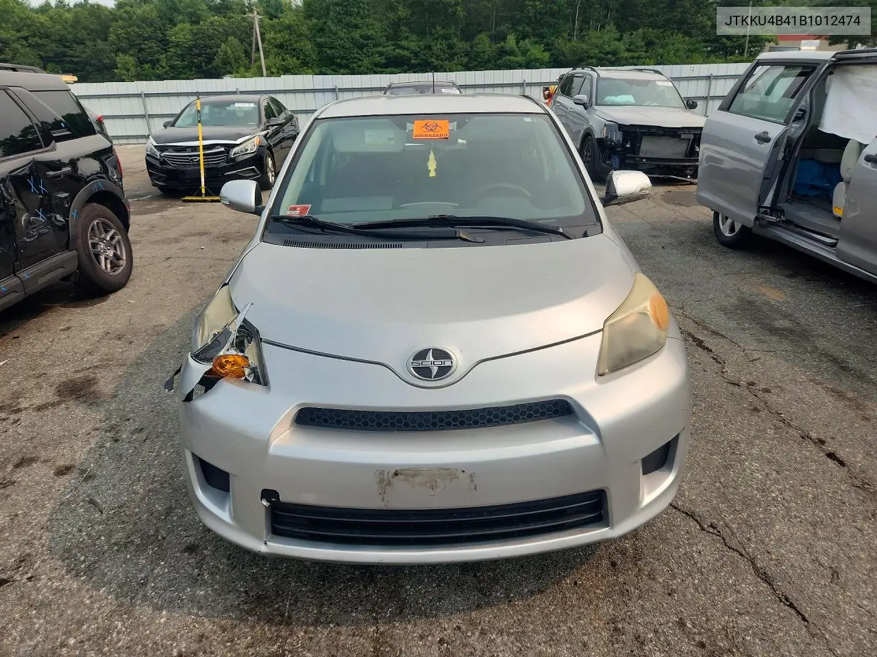 2011 Scion Xd Base VIN: JTKKU4B41B1012474 Lot: 60059326