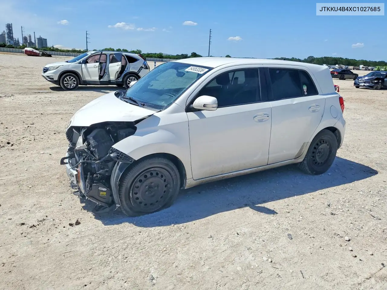 2012 Scion Xd Base VIN: JTKKU4B4XC1027685 Lot: 54953336