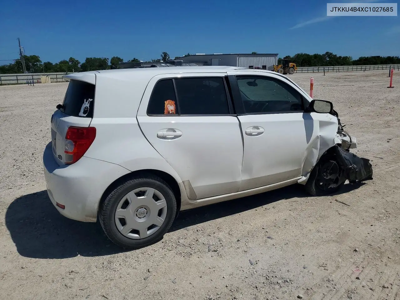 2012 Scion Xd Base VIN: JTKKU4B4XC1027685 Lot: 54953336