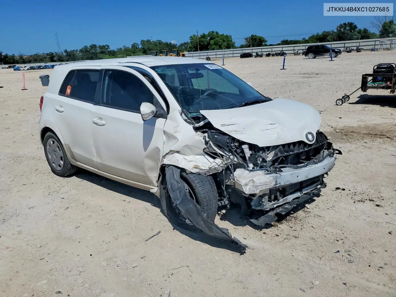 2012 Scion Xd Base VIN: JTKKU4B4XC1027685 Lot: 54953336