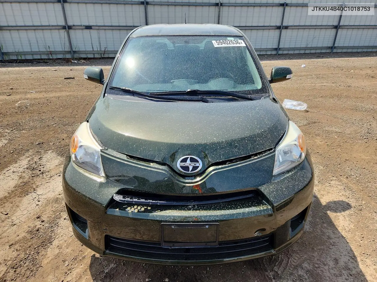 2012 Scion Xd Base VIN: JTKKU4B40C1018753 Lot: 59402636
