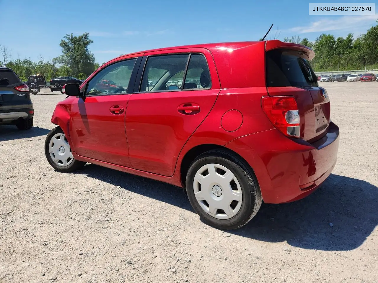 2012 Scion Xd Base VIN: JTKKU4B48C1027670 Lot: 60649466