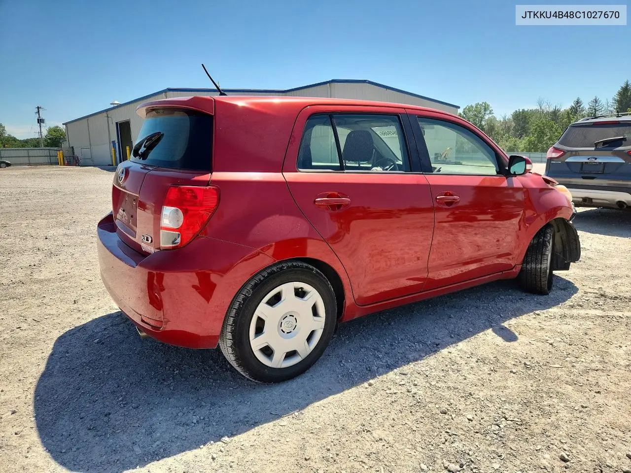 2012 Scion Xd Base VIN: JTKKU4B48C1027670 Lot: 60649466