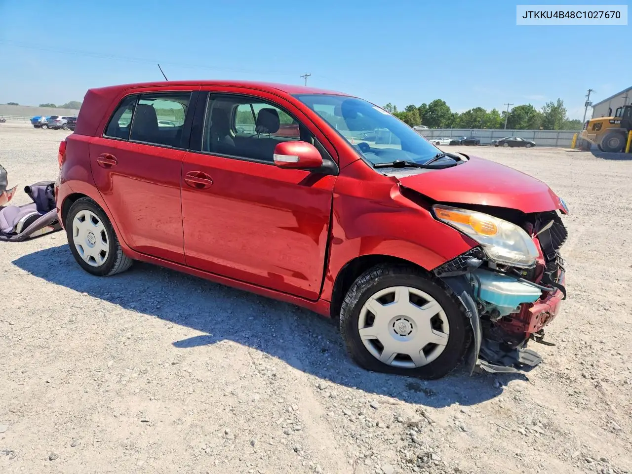 2012 Scion Xd Base VIN: JTKKU4B48C1027670 Lot: 60649466