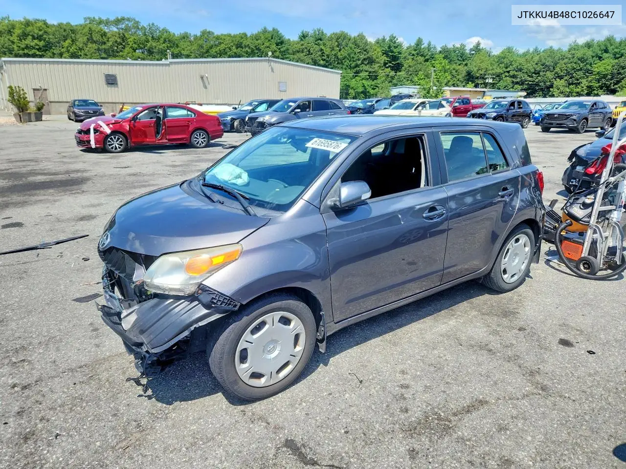 2012 Scion Xd Base VIN: JTKKU4B48C1026647 Lot: 61695876