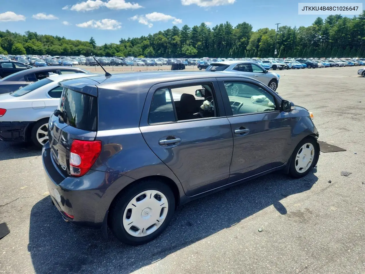 2012 Scion Xd Base VIN: JTKKU4B48C1026647 Lot: 61695876