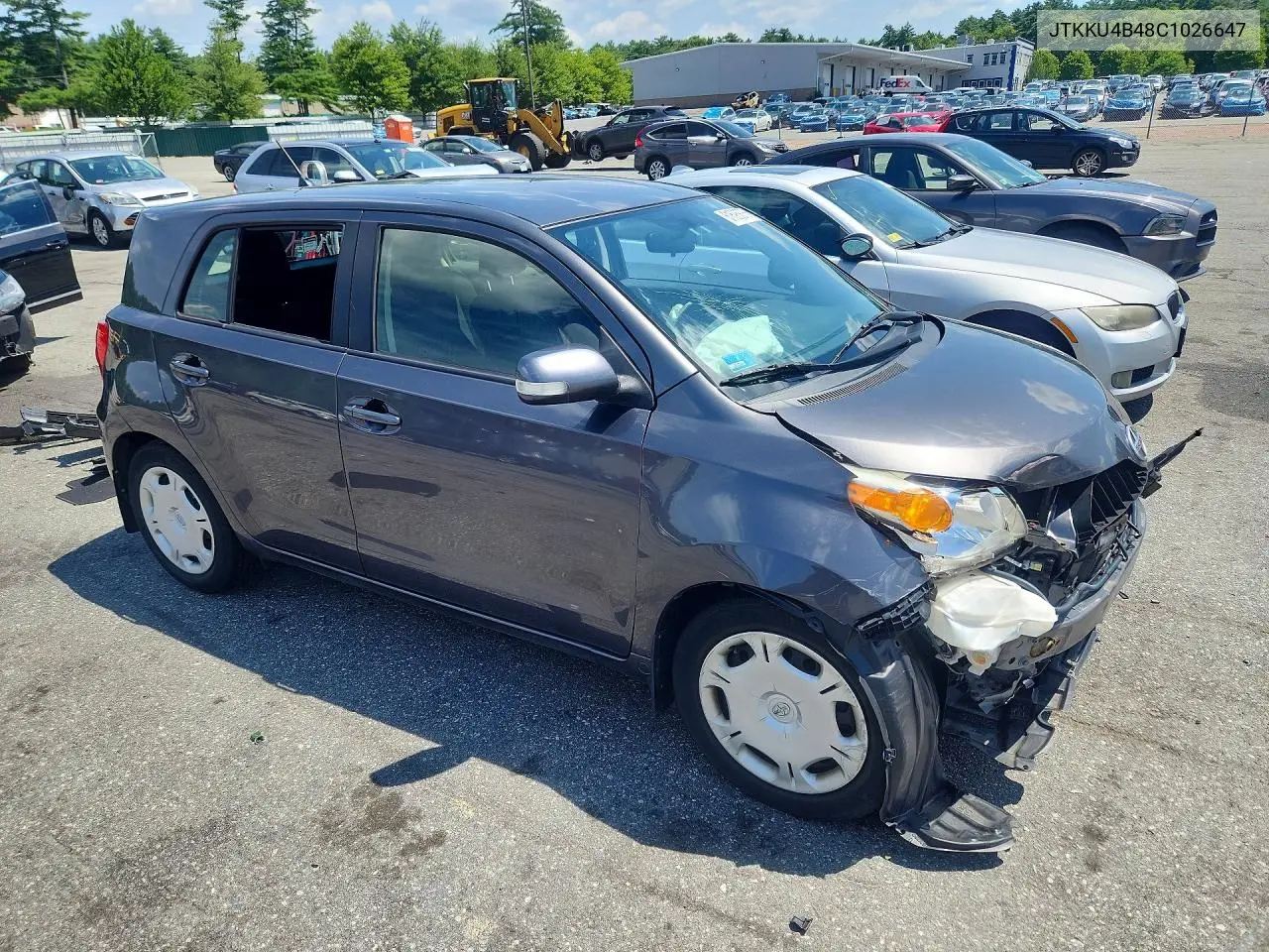 2012 Scion Xd Base VIN: JTKKU4B48C1026647 Lot: 61695876