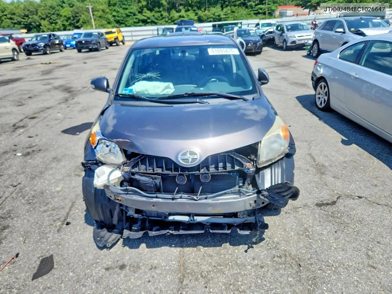2012 Scion Xd Base VIN: JTKKU4B48C1026647 Lot: 61695876