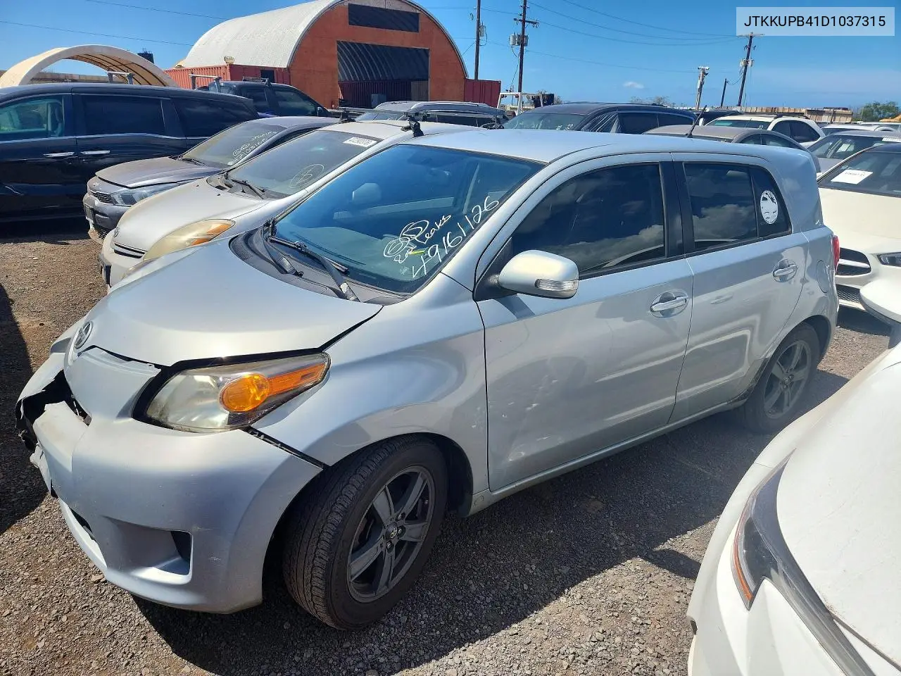 2013 Scion Xd Base VIN: JTKKUPB41D1037315 Lot: 49161126