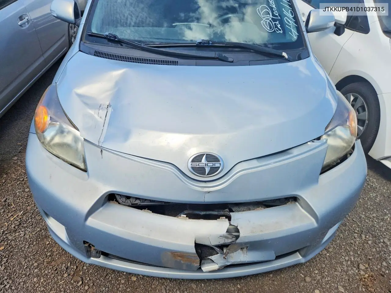 2013 Scion Xd Base VIN: JTKKUPB41D1037315 Lot: 49161126