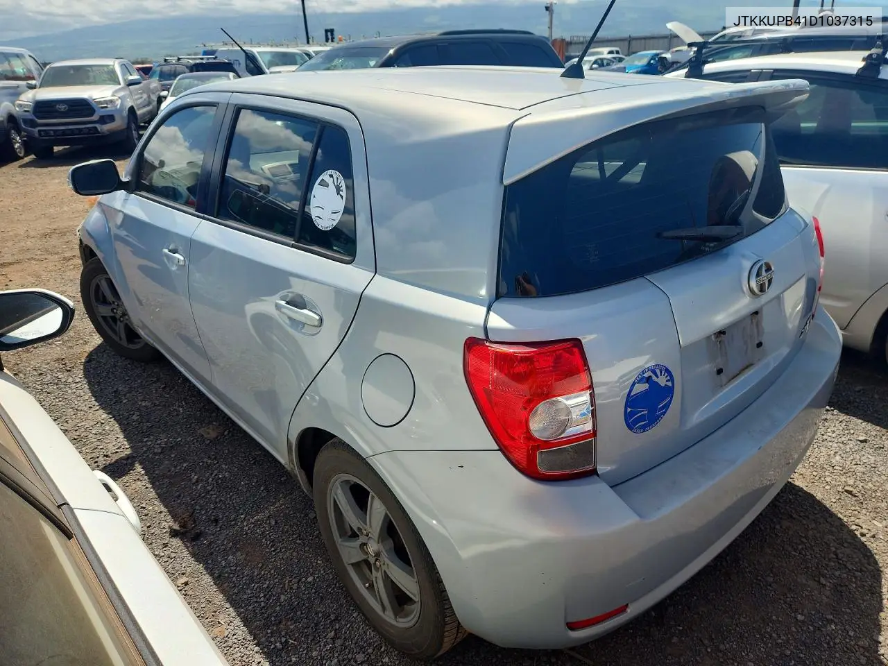 2013 Scion Xd Base VIN: JTKKUPB41D1037315 Lot: 49161126