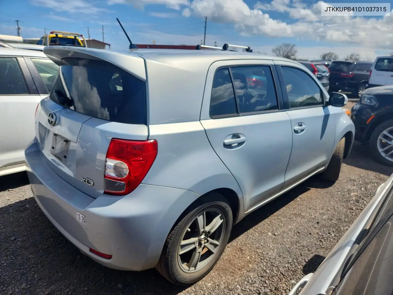 2013 Scion Xd Base VIN: JTKKUPB41D1037315 Lot: 49161126