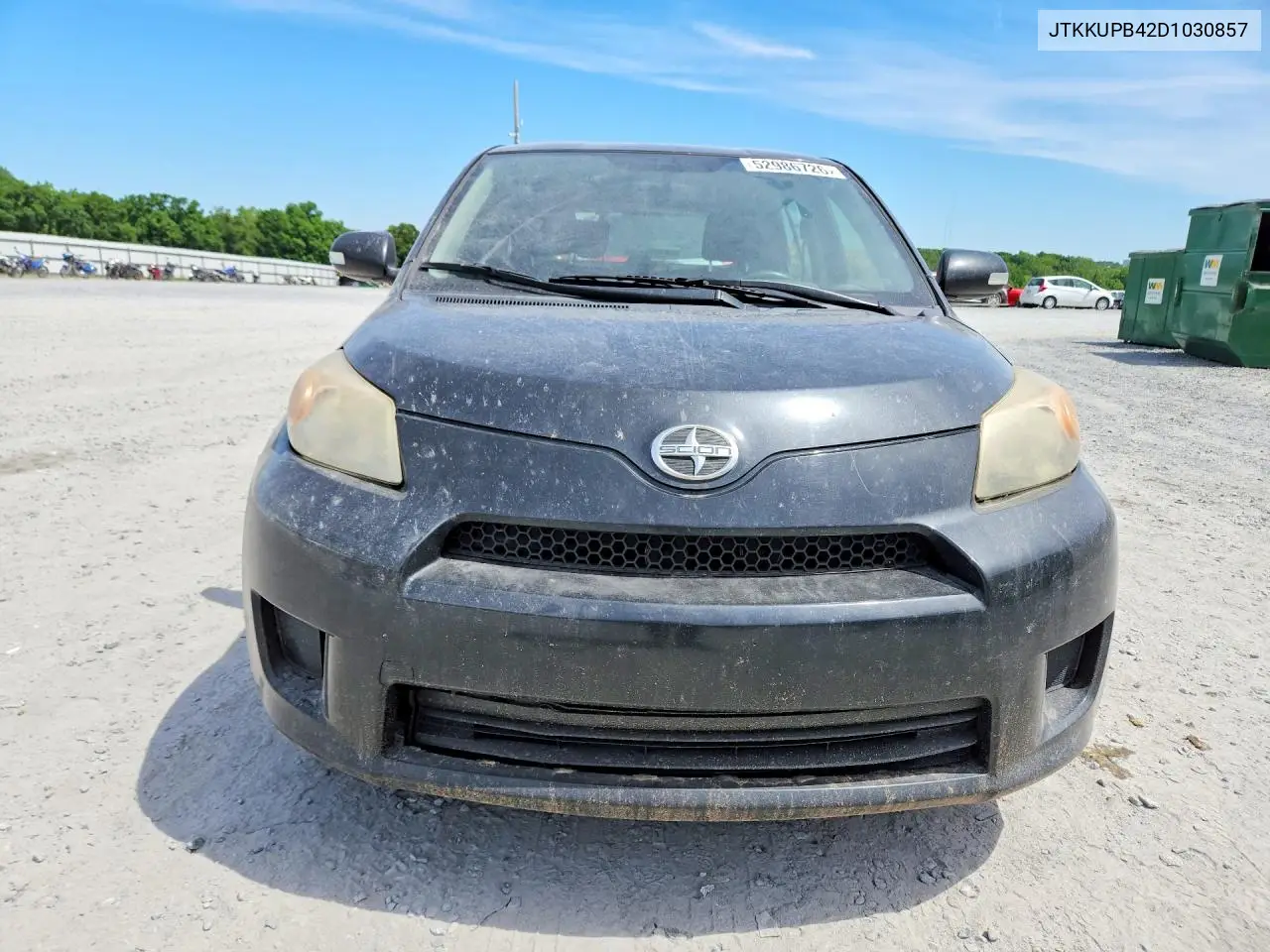 2013 Scion Xd Base VIN: JTKKUPB42D1030857 Lot: 52986726